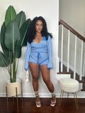 Taylor Striped Knit Romper