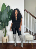 Coco Shag Vest Set