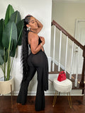 Sade Side-Drape Pant Set