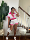 Kendall Crochet Short Set