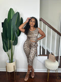 Leopard Luxe Capri Set