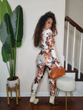 Pop Of Floral Pant Set