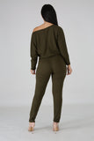 Brunch Rib Knit Jumpsuit