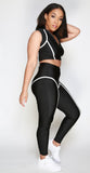 Raven Sport Pant Set (Black/White)