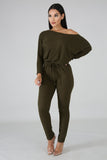 Brunch Rib Knit Jumpsuit