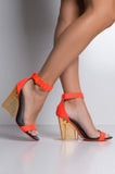 Poppin Perplex Heels-Orange